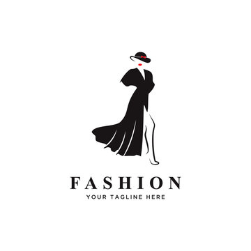 Fashion Dress Logo Design Template
