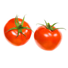 Tomatoes isolated on white background