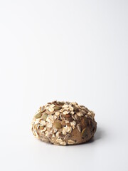 whole wheat bread roll with mix seed crust