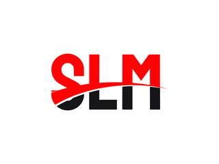 SLM Letter Initial Logo Design Vector Illustration