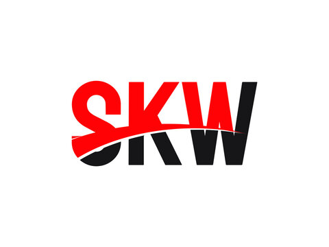 SKW Letter Initial Logo Design Vector Illustration