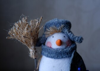 Obraz premium snowman on white background