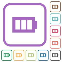 Full battery with three load units alternate simple icons