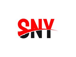 SNY Letter Initial Logo Design Vector Illustration