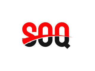 SOQ Letter Initial Logo Design Vector Illustration