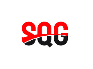SQG Letter Initial Logo Design Vector Illustration