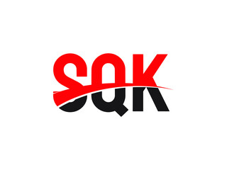 SQK Letter Initial Logo Design Vector Illustration