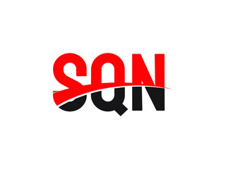 SQN Letter Initial Logo Design Vector Illustration