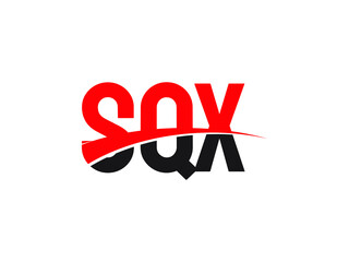 SQX Letter Initial Logo Design Vector Illustration