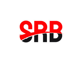 SRB Letter Initial Logo Design Vector Illustration