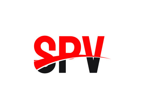 SPV Letter Initial Logo Design Vector Illustration