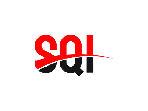 SQI Letter Initial Logo Design Vector Illustration