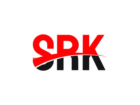 SRK Letter Initial Logo Design Vector Illustration