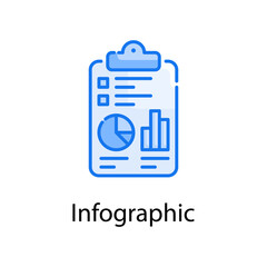 infographic vector blue colours Icon Design illustration. Web Analytics Symbol on White background EPS 10 File