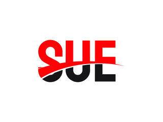 SUE Letter Initial Logo Design Vector Illustration