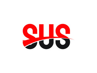 SUS Letter Initial Logo Design Vector Illustration