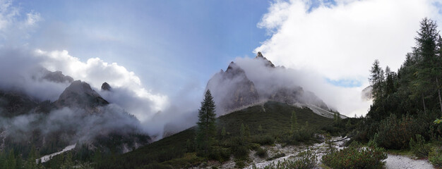 Wanderung Innerfeldtal, Forcella del Lago / Birkenkofel (Croda dei Baranci)