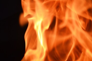 fire in the dark