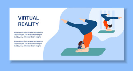 People Virtual Reality 3d Glasses VR Augmented