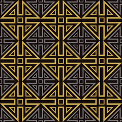 Seamless geometric pattern with triangles