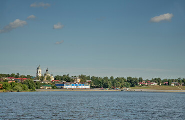 Naklejka premium View of Myshkin town. Russia