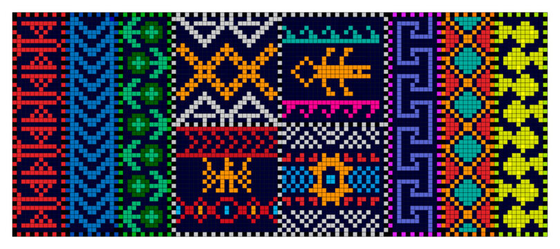 Bolivian aguayo design