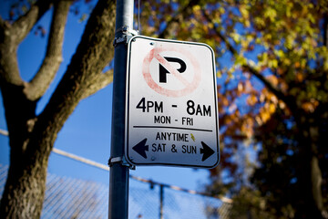 Fototapeta premium No parking sign