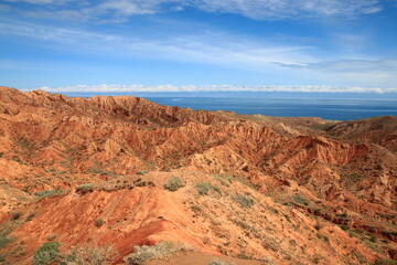 Scazca valley in Kyrgyzstav