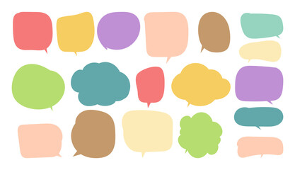 speech bubble cut paper design template. Vector illustration for your business 