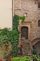 Fototapeta na wymiar Spello, antico borgo dell'Umbria