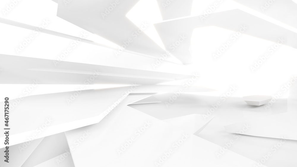 Aufkleber abstract background white structure,3d rendering