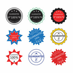 Guarantee Gold stamp sign vector illustration