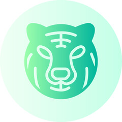 Tiger gradient icon