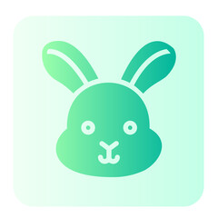 Rabbit gradient icon