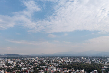 Fototapeta na wymiar Panoramic view of Mexico City