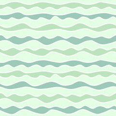 Waves Seamless Pattern. Abstract Background.