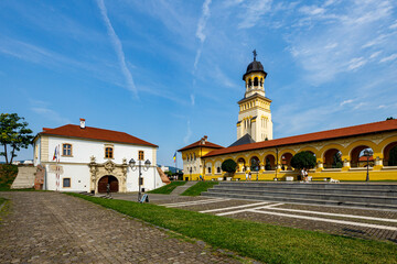 The old fortress of Alba Iulia in Romania