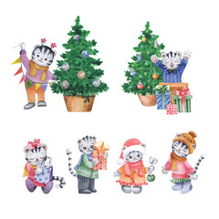 A set of Christmas pictures