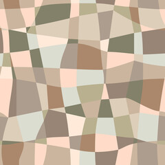 Deformed Squares Seamless Pattern