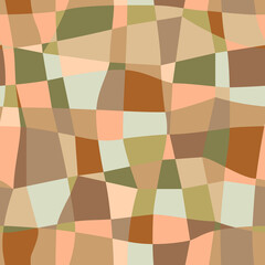 Deformed Squares Seamless Pattern
