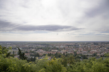 View over Bad Dürkheim (Rhineland-Palatinate in Germany)