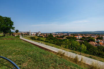 The city of Alba Iulia in Romania
