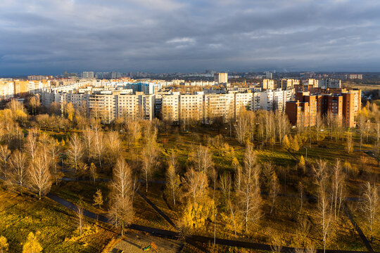 autumn landscape with parj
