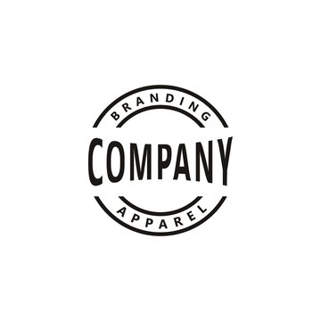 Vintage Company Logo Template. Classic Vintage Retro Label Badge logo design for cloth apparel