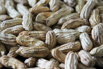 Boiled peanuts texture background.