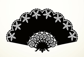 Vector image of luxurious fan