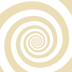 Artistic spiral shape. Vector drawing