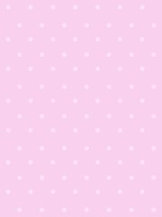 Polka dot seamless pattern. White dots on pink background. Good for design of wrapping paper, wedding invitation and greeting cards.