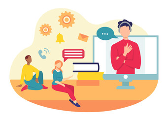 Customer service illustration