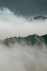 Fog over the mountains